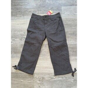 The North Face A five Series Women's Sz  10 Cropped Couldawoulda Capri Dark Gray